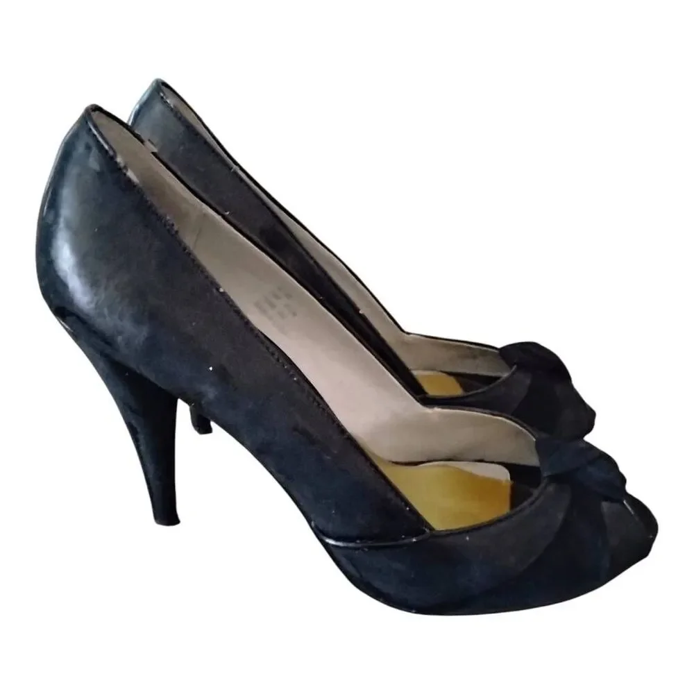 Calvin Klein Black Stiletto Heels Size 8.5